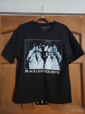 Playboi Carti Black Leather Devil Whole Lotta Red T-shirt Men S Double Sided Tee